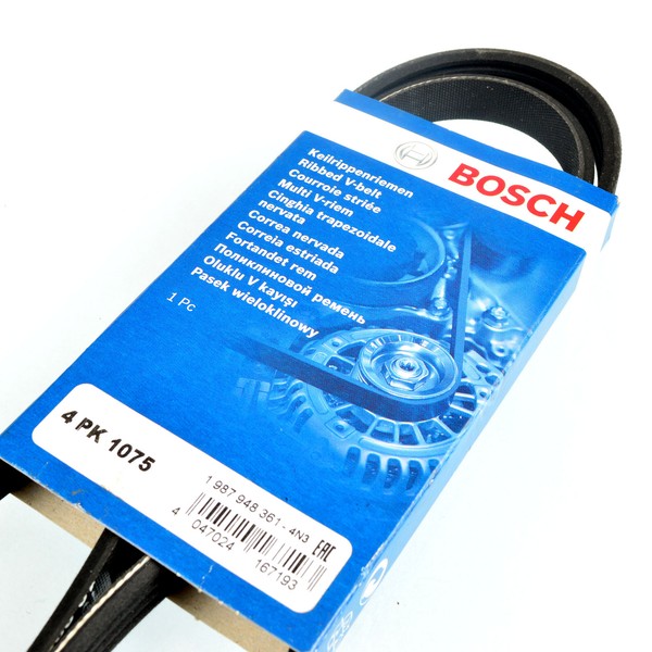Bosch 1987948361 Keilrippenriemen 4PK1075 FüR Dacia Solenza Micra C+C Note Clio-image