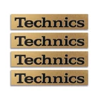 Technics Turntable Logo Badge For Dust Cover 63mm(2.48")X12.5mm(0.49")