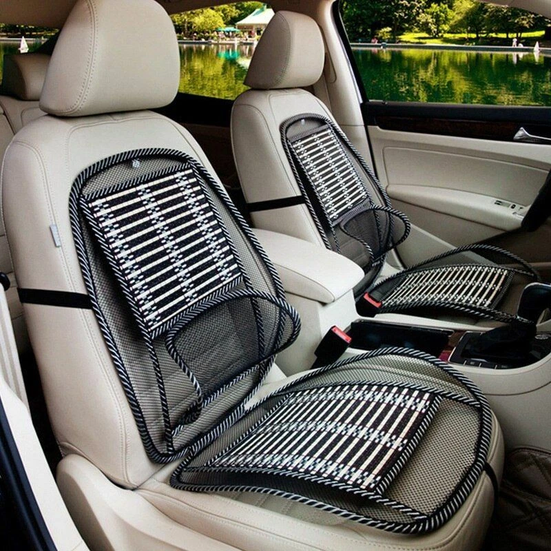 Breathable Car Seat Cooling Lumbar Universal Car Massage Cushion