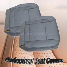 2006-2008 For Dodge Ram 1500 2500 3500 Driver Passenger Bottom Seat Cover Gray