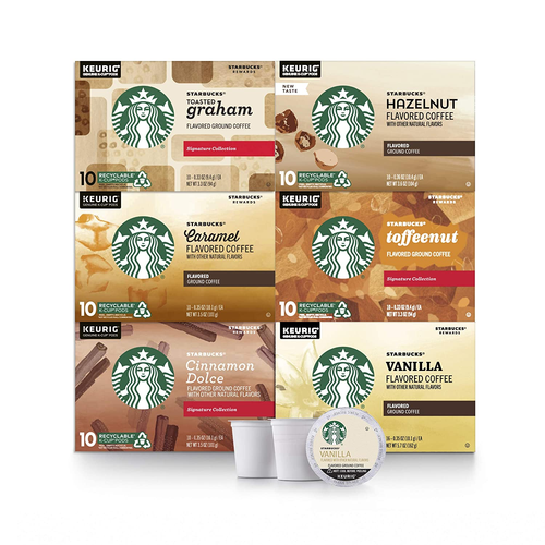 Starbucks Flavored K-Cup Coffee Pods 