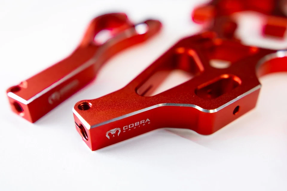 Braços A CR ARRMA vermelhos (completos) compatíveis com Arrma 1/7 ilimitados, infração e crime - Imagem 3 de 4