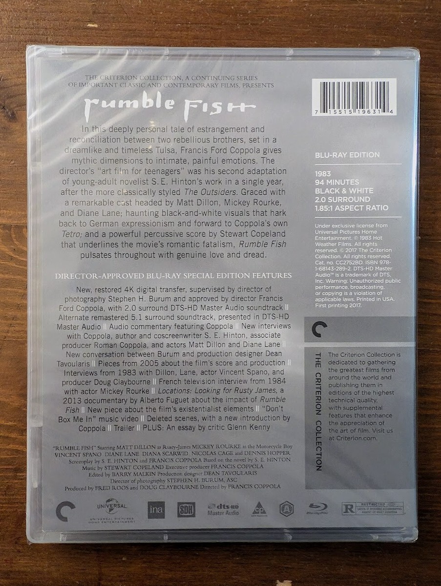 Rumble Fish [Director Approved] [The Criterion Collection] [Blu