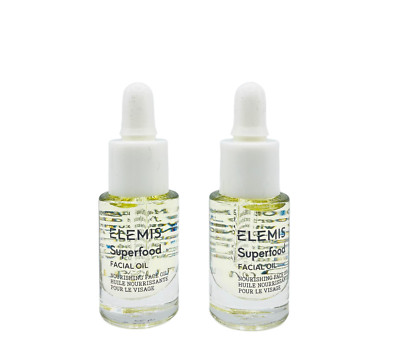 ELEMIS SUPERFOOD FACIAL OIL  (NWOB/2 Travel Minis/5ml each)