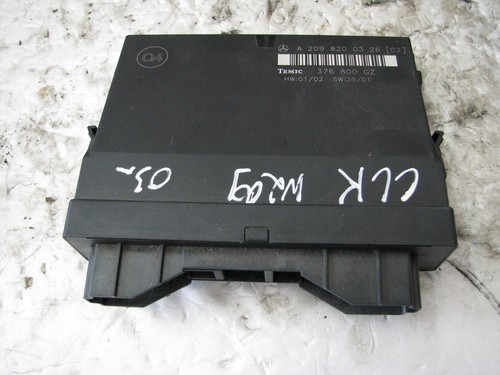 Mercedes CLK Klasse W209 Steuergerät ECU A2098200326 Gebraucht 2003