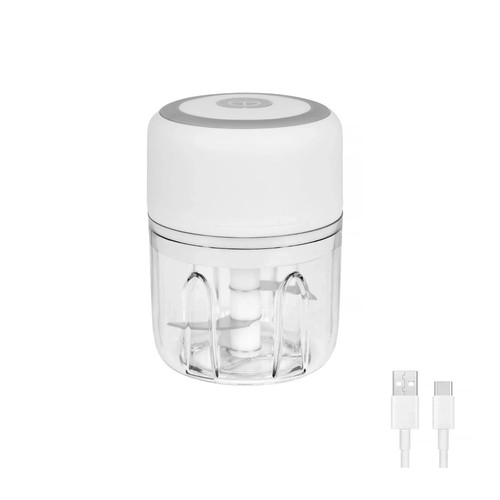 250ML USB Rechargeable Mini Food Garlic Grinder Electric Garlic Chopper Cordless - Picture 11 of 13