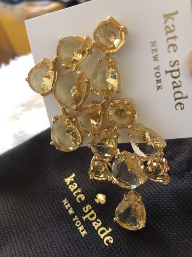 Auth. Kate Spade New York Kronleuchter Tropfen Ohrstecker (weiß cremefarbengold) KS - Bild 12 von 12