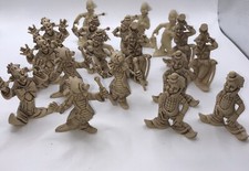 Justen Clowns Lot of 18 Hong Kong Plastic Figures