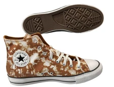 Converse Men's Chuck Taylor All Star Hi Brown White Camo Dip Dye Men’s Size 11