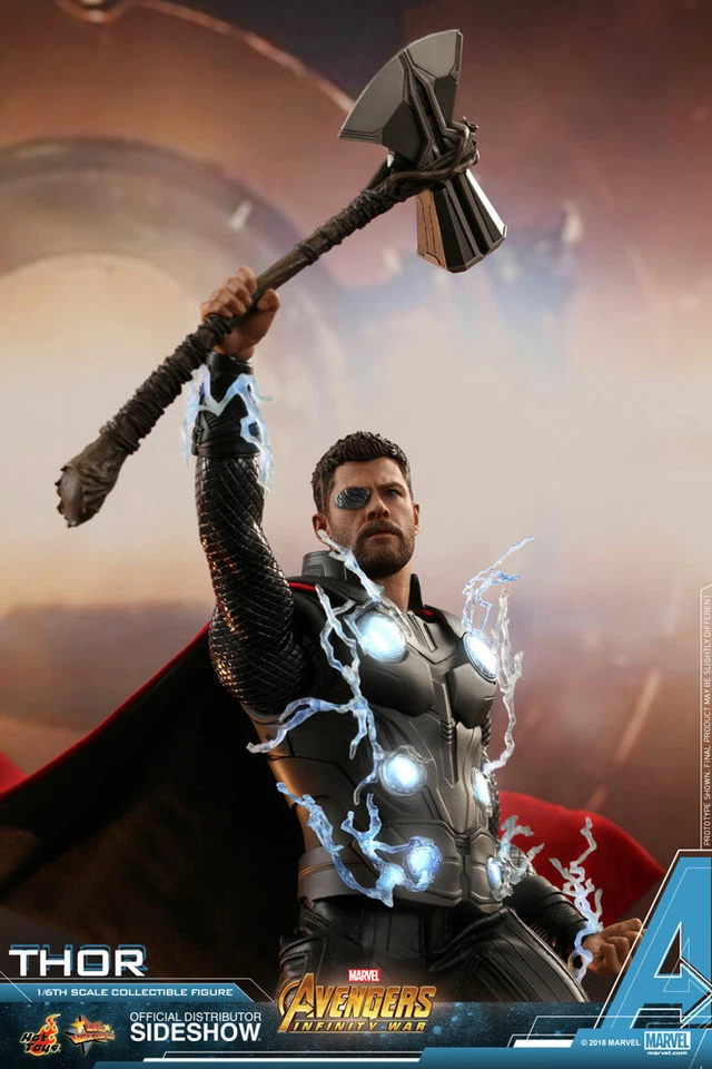 Hot Toys MMS474 Avengers: Infinity War END GAME 1/6 Thor Chris Hemsworth Figure - Immagine 4 di 4