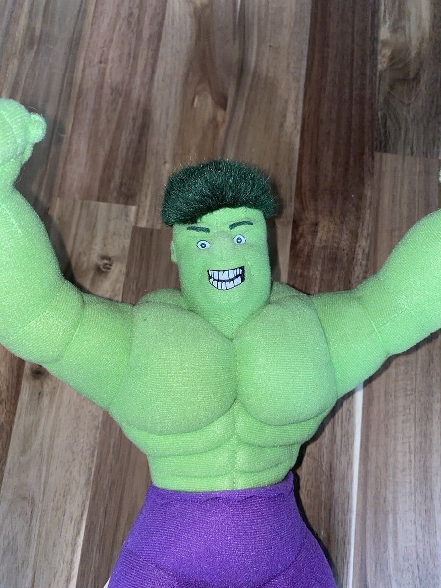 Rare KELLY TOY 2003 13” Marvel THE INCREDIBLE HULK Stuffed Plush