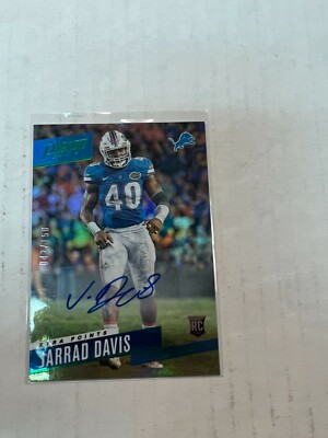 Jarrad Davis 2017 Prestige Rookie Auto Xtra Points Card #242 Serial #042/150