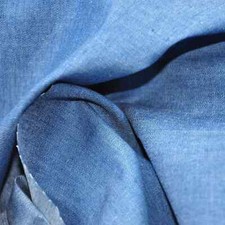 Indigo Blue Denim 100 Cotton Canvas 4.8 oz Fabric 56 Inches Wide, by The Yard.