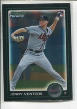 2010 Bowman Chrome Draft Jonny Venters RC #BDP46 Atlanta Braves