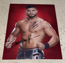 HUMBERTO CARRILLO SIGNED 8X10 PHOTO WWE WRESTLING BERTO WWF AUTOGRAPH 🇲🇽🇲🇽