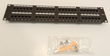 ADI Pro 0E-C6PP48 CAT6 Network Patch Panel 48 Port 19" 2U Rackmount Black Qty 1