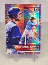 2022 Panini Donruss Optic - Diamond Kings Brandon Lowe #1 Red Dragon Prizm /99