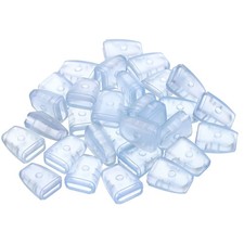 30Pcs 22x17x10mm Plastic Kitchen Sink Rack Feet Sink Protective Feet Clear