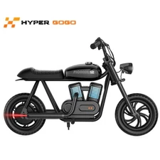 HYPER GOGO Pioneer 12 Plus Electric Motorcycle for Kids 24V 160W with RGB Light