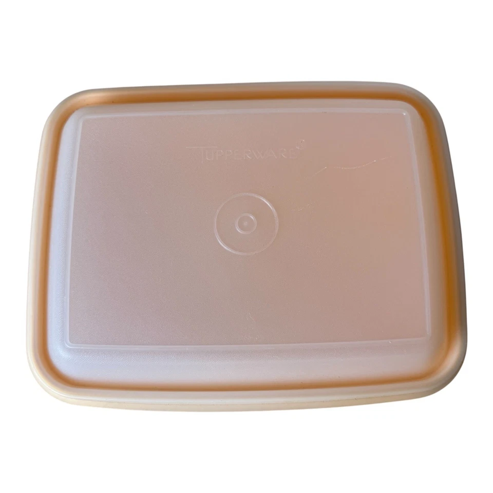 Vintage Tupperware Yellow Modular Mates Canisters Storage Containers Set of 4 - Image 4 of 4