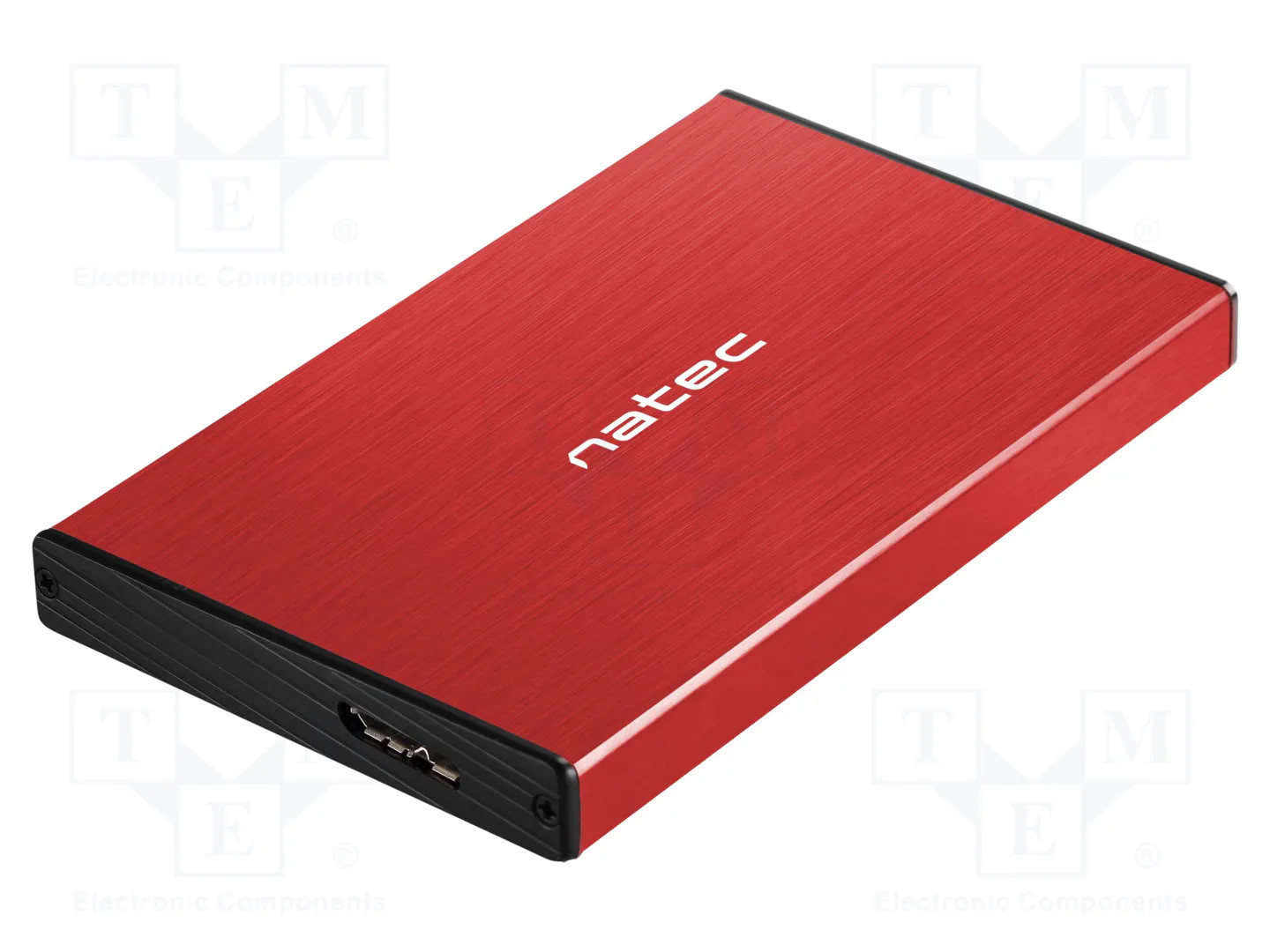 Natec Rosso Box Hdd/Ssd Rhino Go 2.5" Alluminio Microusb Sata Iii - Immagine 3