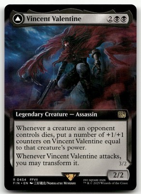 Vincent Valentine (Extended Art) #454 (NM) Final Fantasy FIN Magic MTG