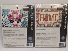 2 x Dimensions Counted Cross Stitch Kits - Butterfly Dream  Pineapple Home
