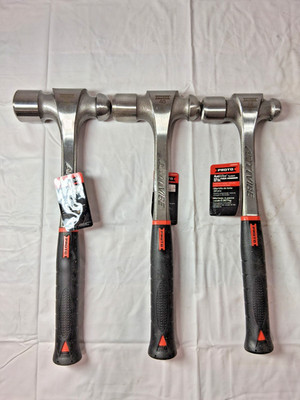 Proto Ball Pein Hammer 3pc set 2 2-1/2 3 Lb Head Weight Forged Steel J1303AVPS
