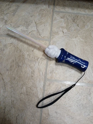 Disney Fantasia Sorcerer's Apprentice Mickey Mouse Light Up Wand Theme Park Toy