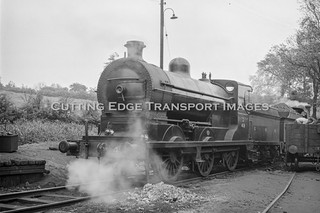 6 x 9 Railway Negative: GNR(I) 49 at Enniskillen 326/05/1955 LN 148