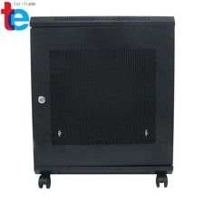 12U Wall Mount Server Enclosure 15.5" Deep, Locking Front Door