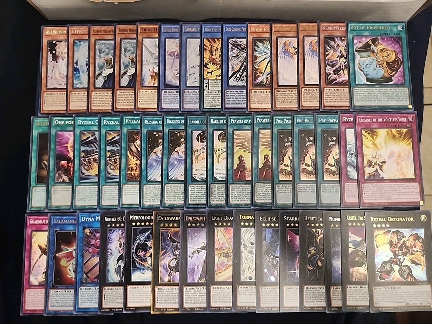 YuGiOh Ryzeal Voiceless Voice Deck Core with Saffira & Detonator