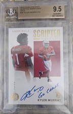 2019 Panini Encased Scripted Signatures Gold Kyler Murray Auto /10 Rookie RC