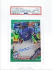 VLADIMIR GUERRERO JR. 2019 BOWMAN CHROME GREEN REFRACTOR AUTO /99 PSA 10 Q0566