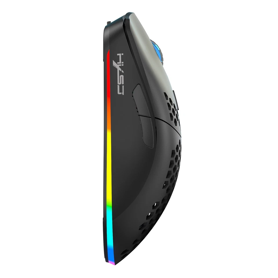 3-Mode Wireless Gaming Mouse Colourful LED 3600 Movement Speed For Laptop SOMU - Image 2 of 4