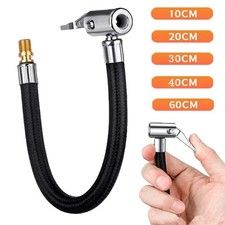 10-60cm Car Tire Air Inflator Hose Inflatable Pump Extension Tube Adapter