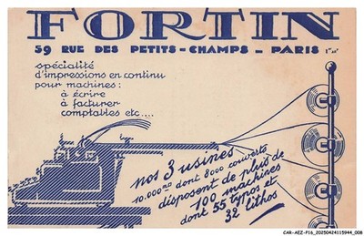 CAR-AEZP16-0884-PUBLICITE - Fortin