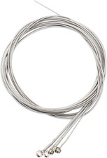 4 String Bass Guitar Strings Set, Stainless Steel 4 String, Silver