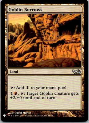 Goblin Burrows The List Reprints NM Normal