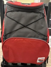 Glacier s Edge Cooler Red Backpack