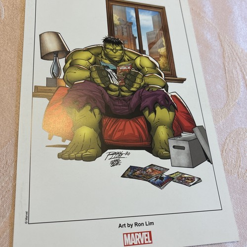 Incredible Hulk Print by Ron Lim and Israel Silva NEW