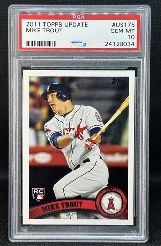 2011 Topps Update Mike Trout PSA 10