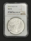 2016 $1 American Silver Eagle NGC MS70 – 1 oz .999 Fine Silver