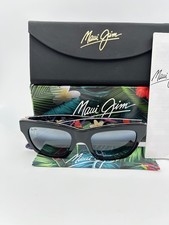 MAUI JIM Polarized Sunglasses MJ 277 53 You Move Me Black Grey Charlie Lyon ltd
