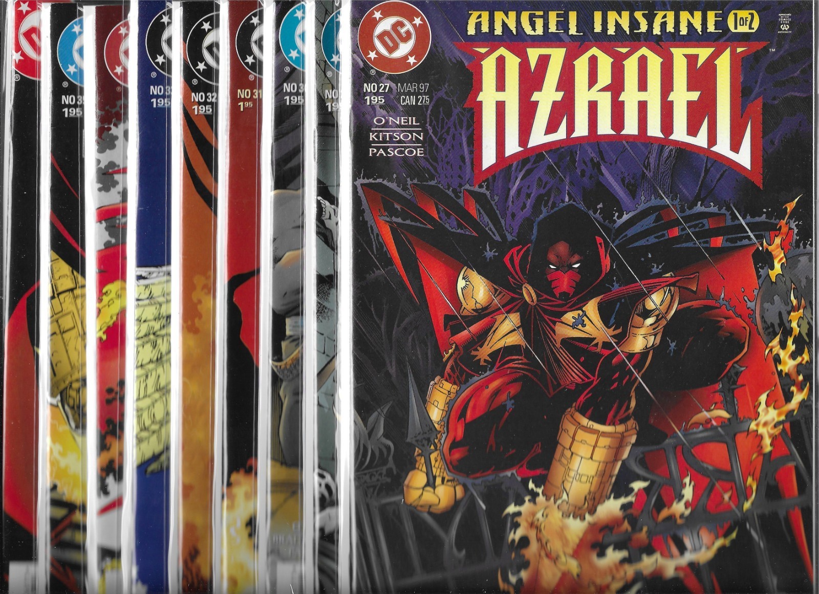 Azrael Lot Of 9 - #27 29 30 31 32 33 34 35 36 (Nm-) High Grade Dc Comics, Batman