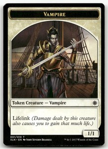 Vampire Token #1 (001/010) Ixalan MTG Token Card