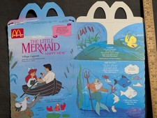Vintage Collectors The Little Mermaid McDonald's Happy meal box