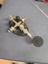 vintage telegraph morse key