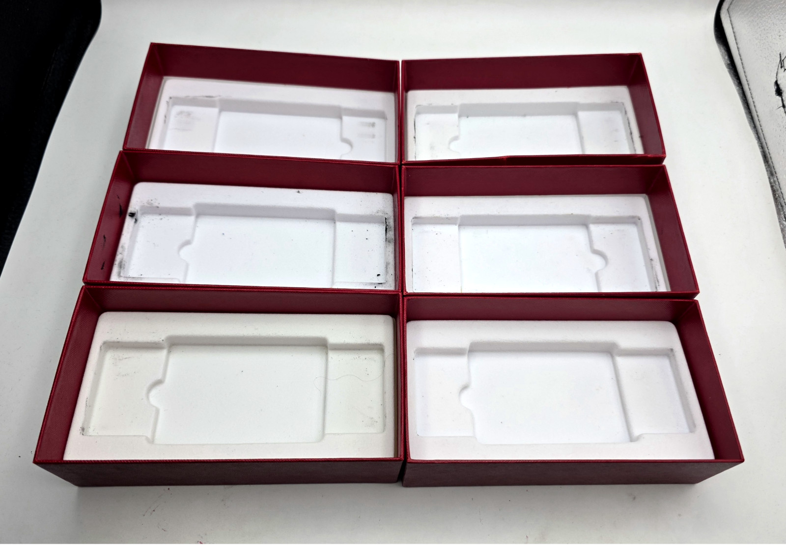New Authentic Cartier Red Glasses Sunglasses Box Case Small