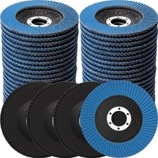 40 Pack Flap Discs 40 60 80 120 Grit Aluminum Oxide Sanding Grinding Wheels